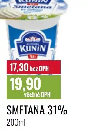 Ratio SMETANA 31% nabídka