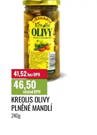 Ratio KREOLIS OLIVY PLNĚNÉ MANDLÍ nabídka