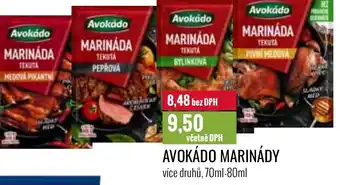 Ratio AVOKÁDO MARINÁDY nabídka