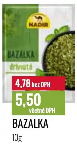 Ratio BAZALKA nabídka