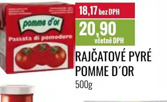 Ratio RAJČATOVÉ PYRÉ POMME D´OR nabídka