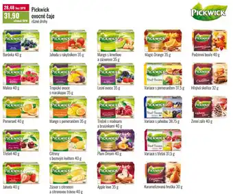Pickwick ovocné čaje