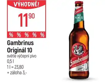 Globus Gambrinus Originál 10 0.5L nabídka