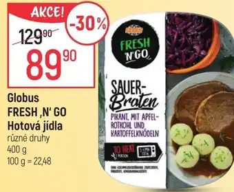 Globus Globus FRESH,N' GO Hotová jídla nabídka