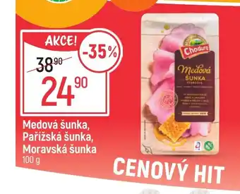 Globus Medová šunka, Pařížská šunka, Moravská šunka nabídka