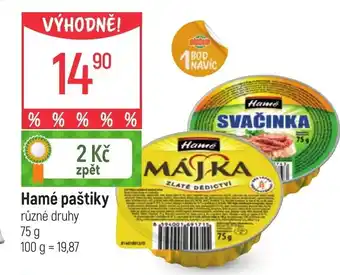 Globus Hamé paštiky nabídka