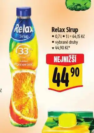 Albert Relax sirup nabídka