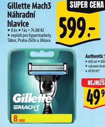 Albert Gillette mach3 holcí strojek nabídka