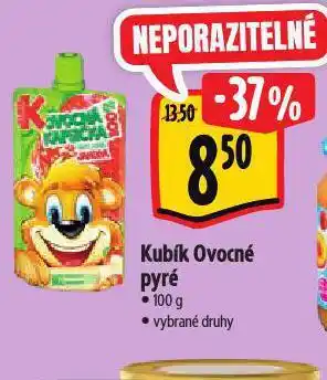 Albert Kubík ovocné pyré nabídka