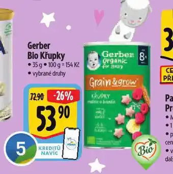 Albert Gerber bio křupky nabídka
