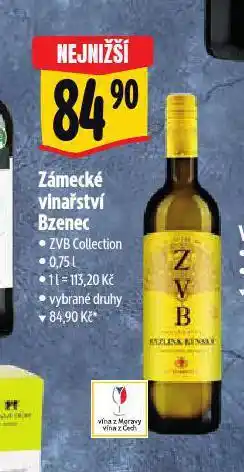 Albert Zámecké vinařství bzenec nabídka