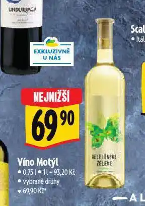 Albert Víno motýl nabídka