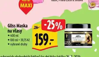 Albert Gliss maska na vlasy nabídka