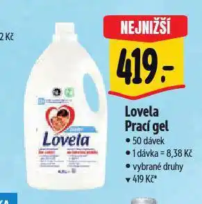 Albert Lovela prací gel nabídka