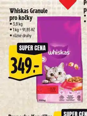 Albert Whiskas granule pro kočky nabídka
