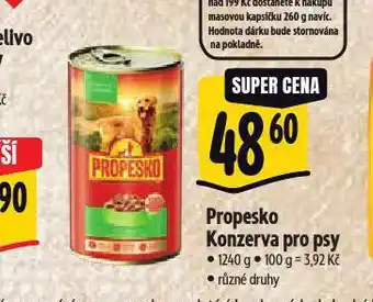 Albert Propesko konzerva pro psy nabídka