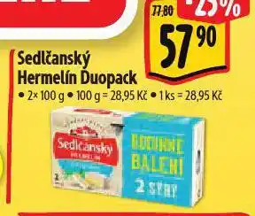 Albert Sedlčanský hermelín nabídka
