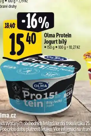 Albert Olma protein jogurt bílý nabídka