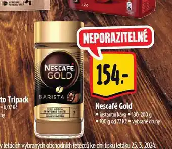 Albert Nescafé gold instantní káva nabídka