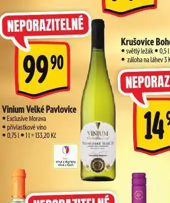 Albert Vinium velké pavlovice nabídka