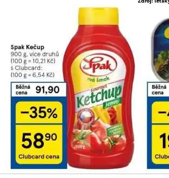 Tesco Spak kečup nabídka
