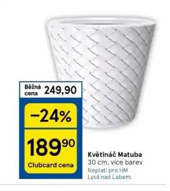 Tesco Květináč matuba nabídka