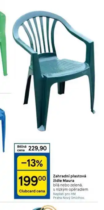 Tesco Zahradní plastová židle maura nabídka