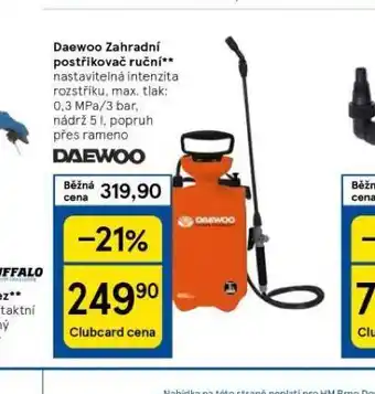 Tesco Daewoo zahradní postřikovač ruční nabídka