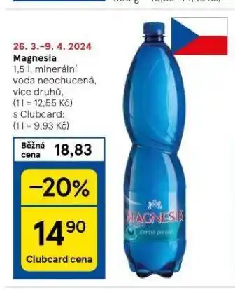 Tesco Magnesia nabídka