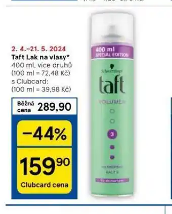 Taft lak na vlasy