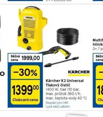 Tesco Kärcher k2 universal tlakový čistič nabídka