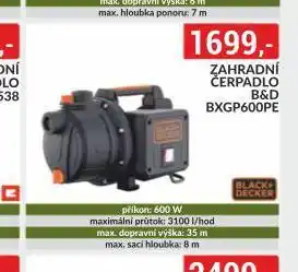 Baumax Zahradní čerpadlo nabídka