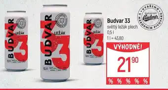 Globus Budvar 33 0.5L nabídka