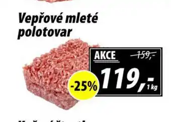 ZEMAN Vepřové mleté polotovar nabídka