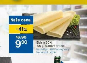 Tesco Eidam 30% nabídka