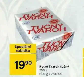 Tesco Retro tvaroh tučný nabídka