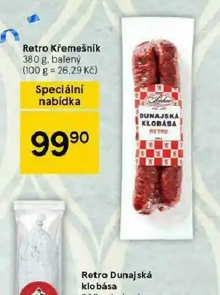 Tesco Retro křemešník nabídka