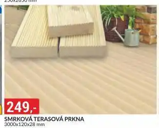 Baumax Smrková terasová prkna nabídka