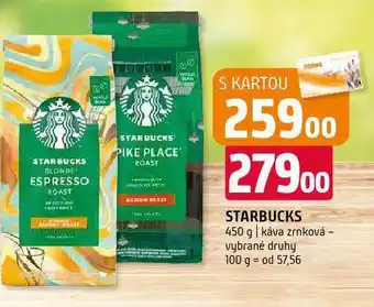 Terno Káva starbucks nabídka