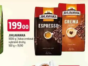 Terno Káva jihlavanka nabídka