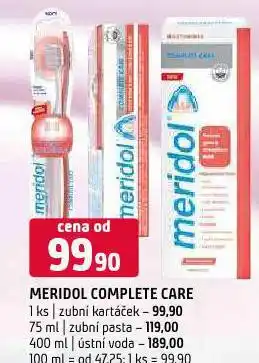 Terno Meridol zubní pasta nabídka