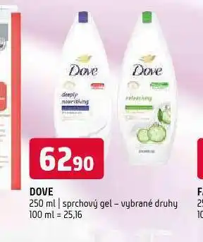 Terno Dove sprchový gel nabídka