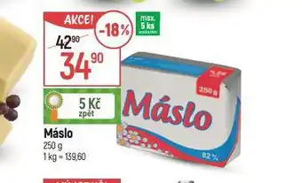 Globus Máslo 250 g nabídka