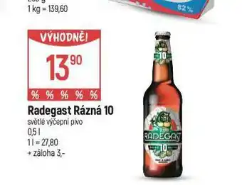 Globus Pivo radegast rázná 10 nabídka