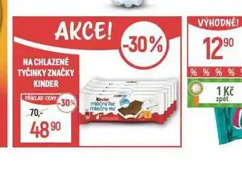 Globus Kinder tyčinky nabídka