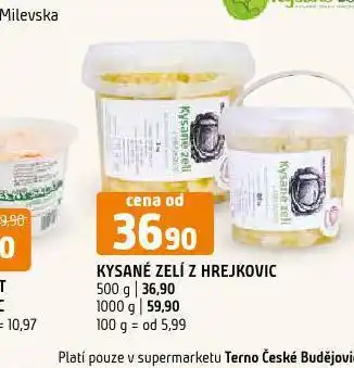 Terno Kysané zelí nabídka