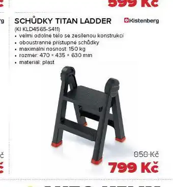 Schůdky titan ladder