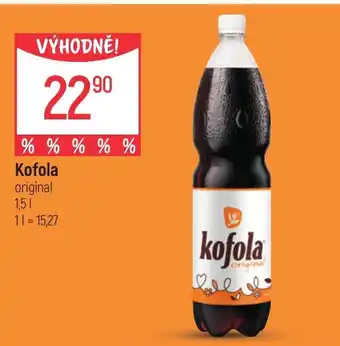Globus Kofola original 1.5L nabídka
