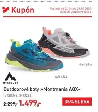 Intersport Outdoorové boty »Montmania AQX<< nabídka