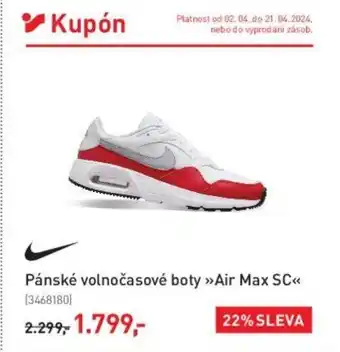 Intersport Pánské volnočasové boty »Air Max SC<< nabídka